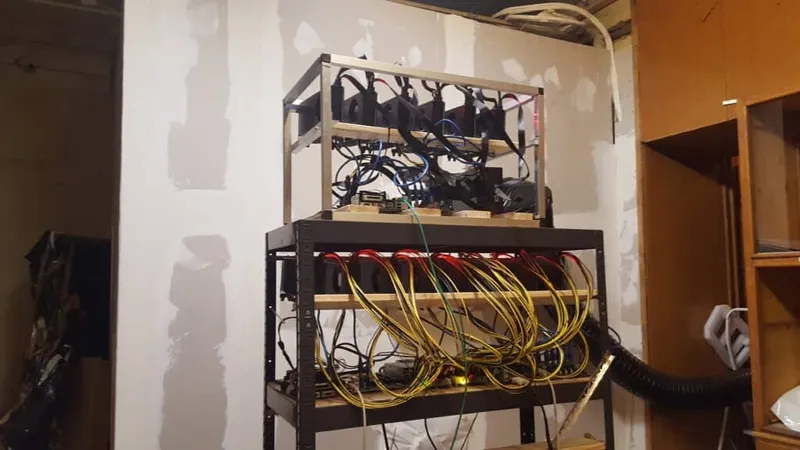 Mining rig setup