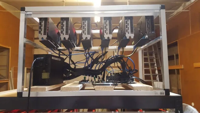 Mining rig setup