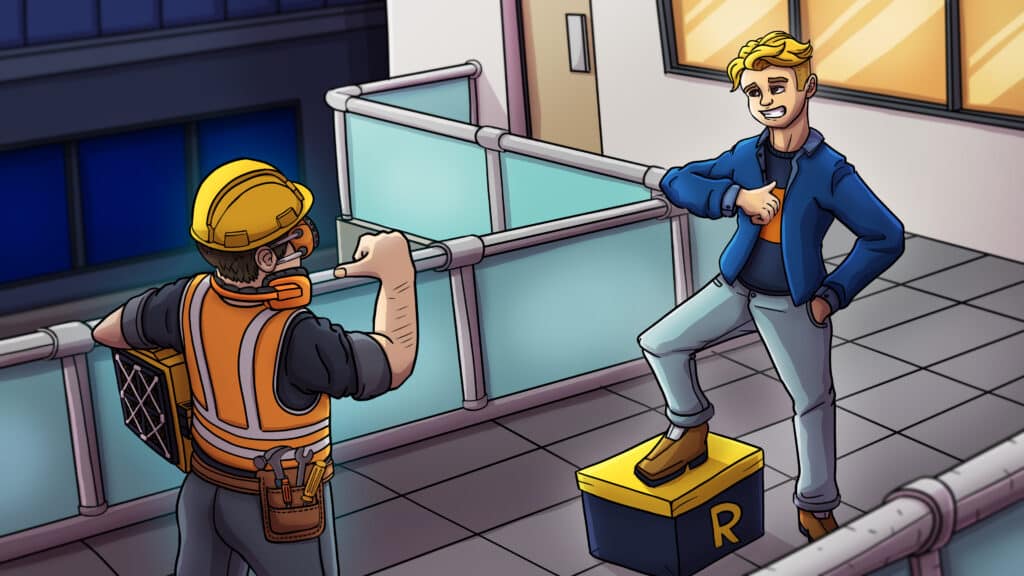 Miner Illustration